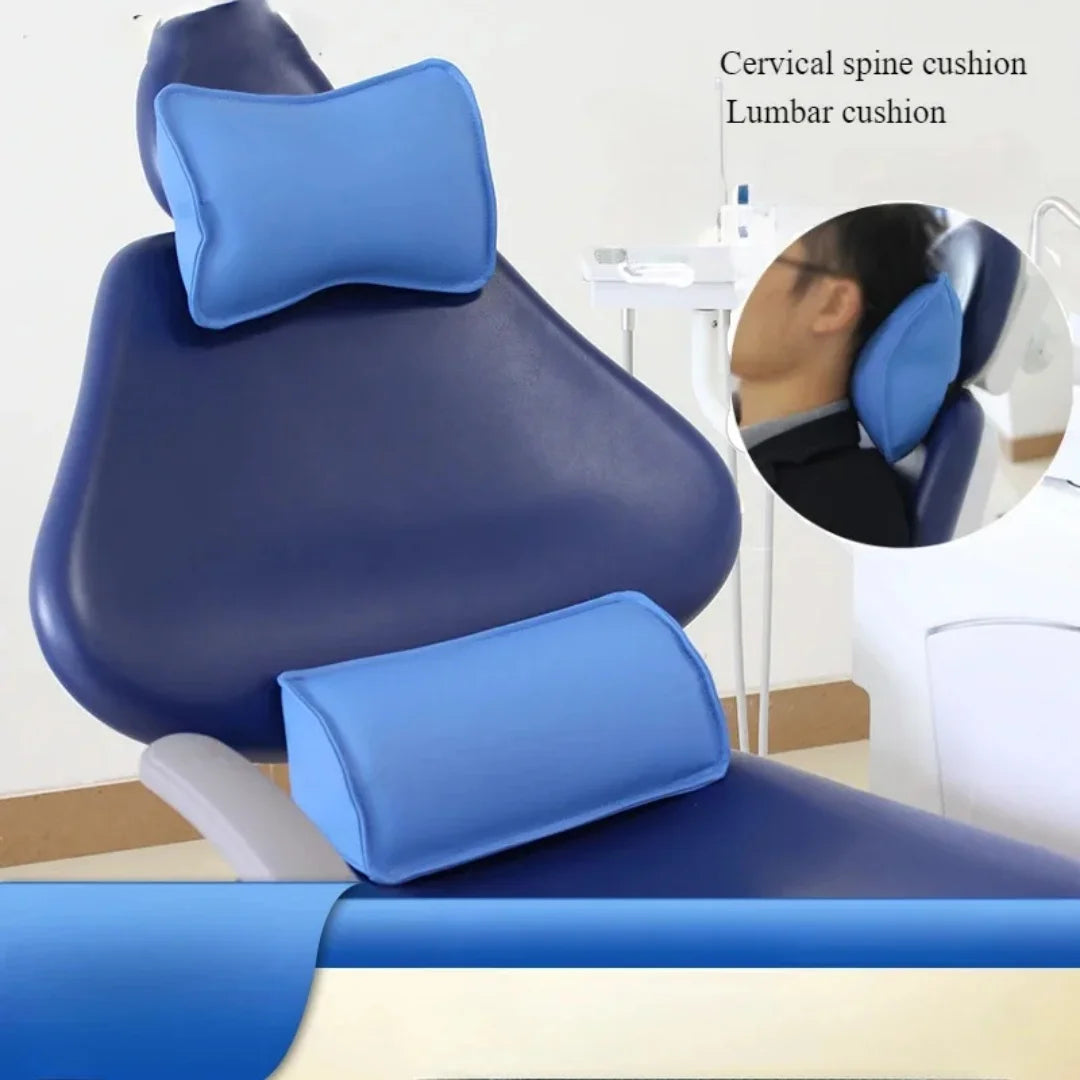 Dental Chair Memory Foam Neck and Waist Support Pillow Set Massage Chairs Tidesmit