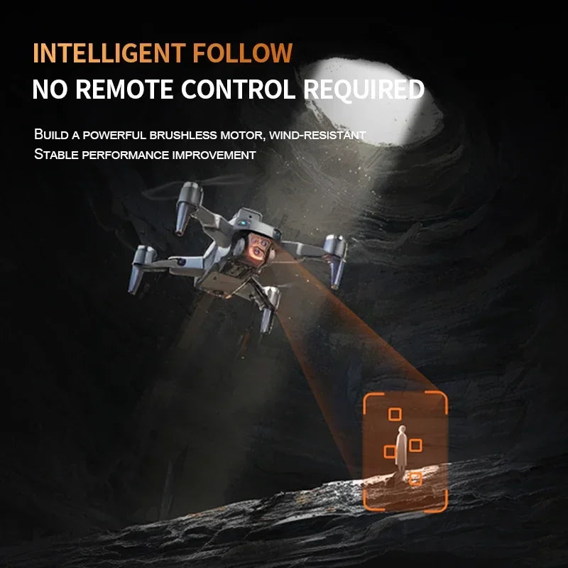 Foldable Camera Drone with Obstacle Avoidance - Tidesmit 4K Series Tidesmit