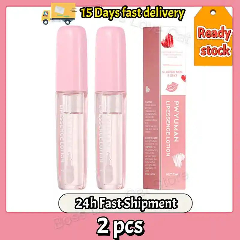 Lip Plumper Serum: Moisturizing Volumizing Treatment for Fuller Lips Lip Care 2 pcs Tidesmit