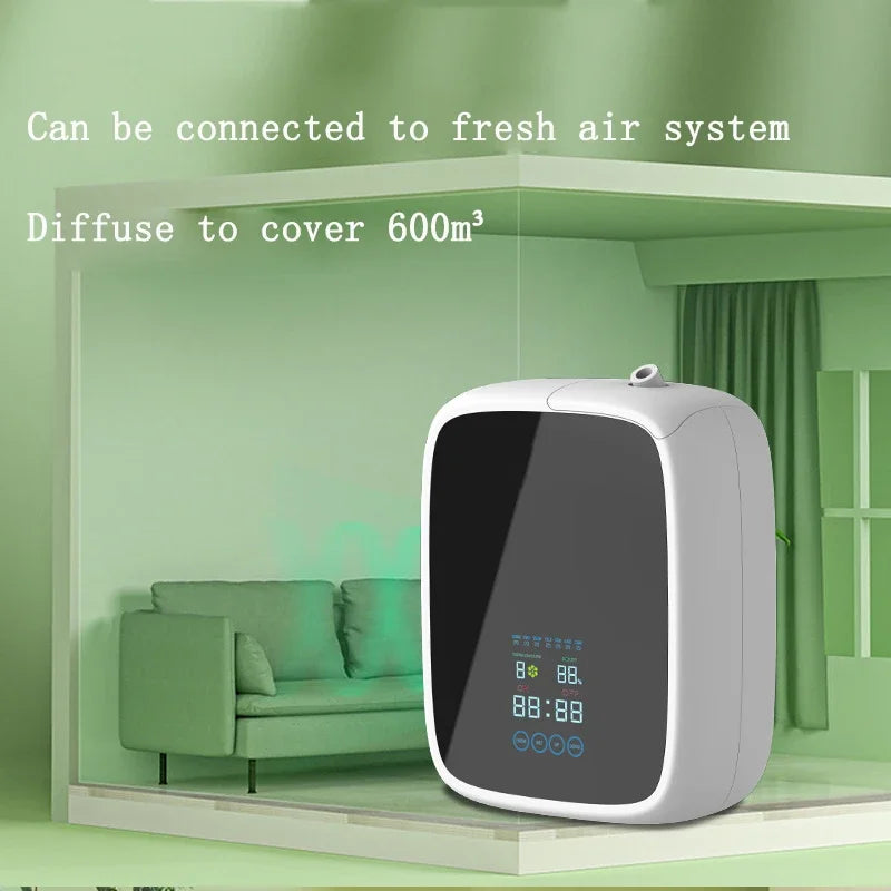 500ml Professional Aroma Diffuser Hotel Air Freshener Wll-mounted Commercial Essential Oil Diffuser Waterless Scent Machine