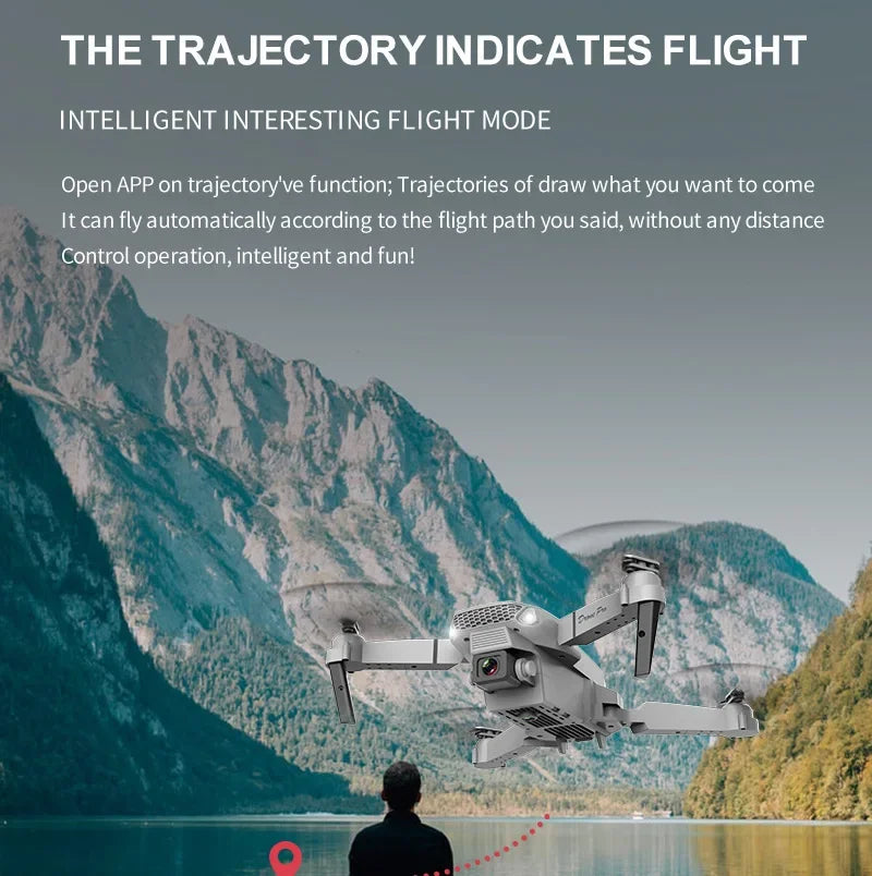 4K Foldable Camera Drone with Obstacle Avoidance | Tidesmit Tidesmit