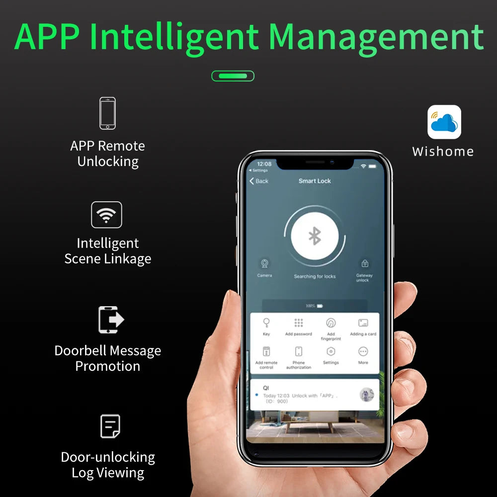 3D Face Recognition Smart LOCK Unlock Digital Door Lock With Camera FIngerprint Password Unlock Keyless Electronic Door Lock