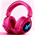 Wireless Gaming Headset X9 Tri-Mode Noise Cancelling by Tidesmit X9-RoseRed China Mainland Tidesmit