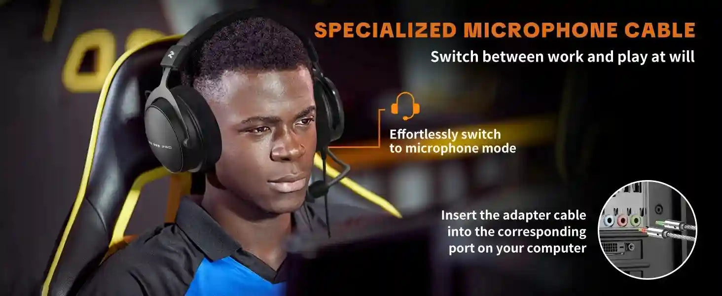 Over-Ear Headphones with Active Noise Cancellation & Mic - W550X Tidesmit