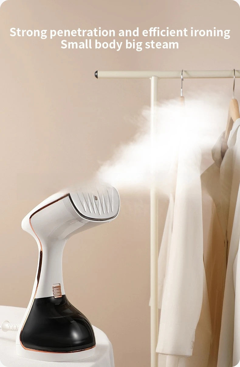 Tidesmit portable handheld garment steamer for clothes, quick heat electric steam iron for home and travel use