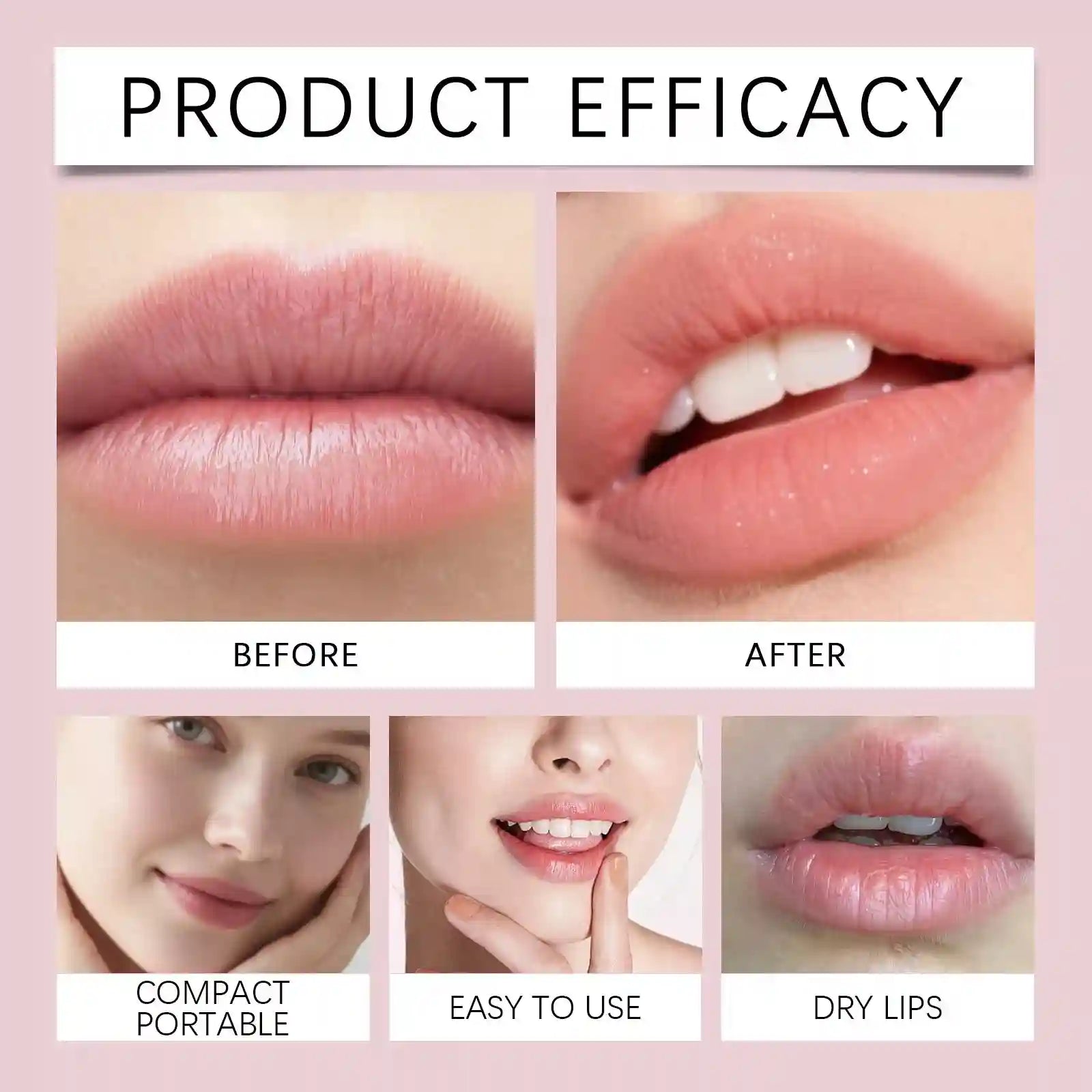 Hydrating Lip Oil Serum - Vitamin C Repair Treatment for Dry Lips Lip Care Tidesmit
