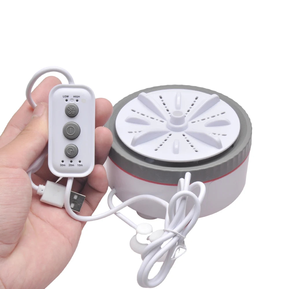 Tidesmit portable mini USB washing machine with 3-gear timer for cleaning delicate underwear socks and baby clothes