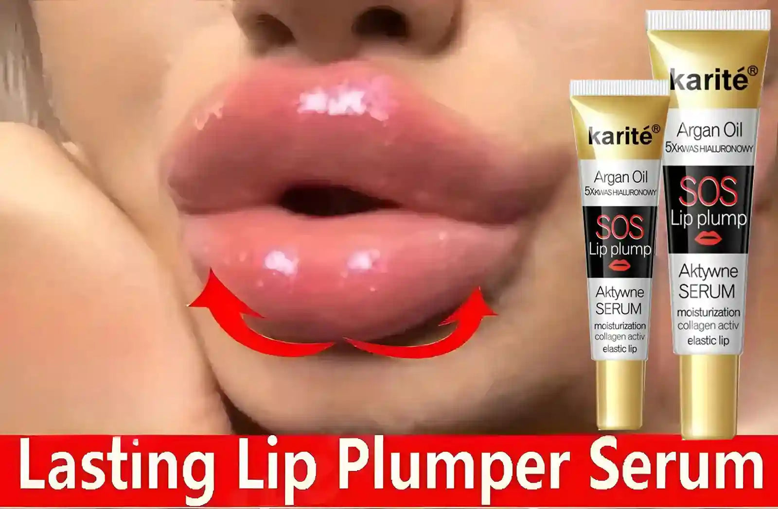Argan Oil Lip Plumping Essence | Moisturizing Lip Care | Tidesmit Lip Care Tidesmit