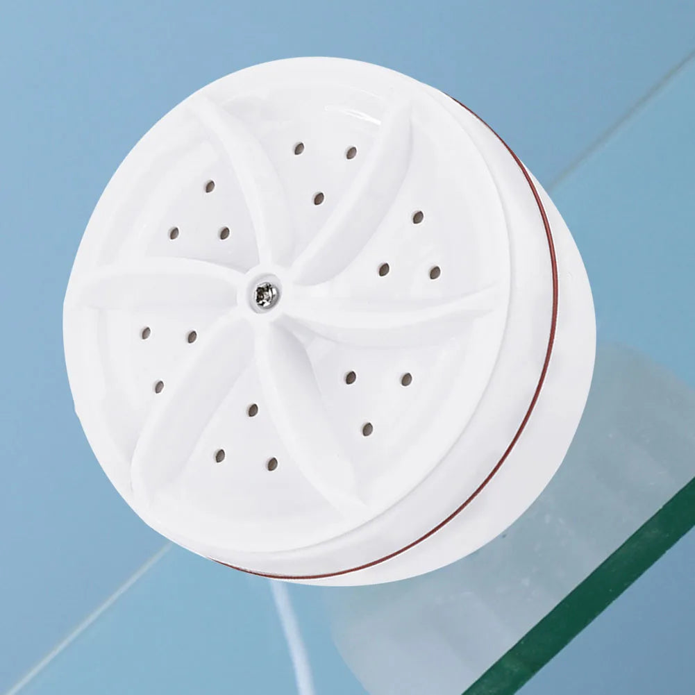 Tidesmit portable ultrasonic turbo washing machine 11 showing bubble cleaning mechanism for socks and underwear