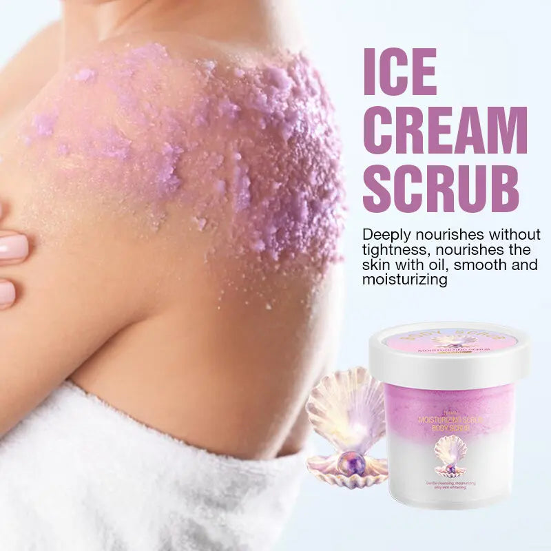 Ice Cream Body Scrub: Deep Exfoliating Natural Skincare Formula Scrubs Treatments Tidesmit