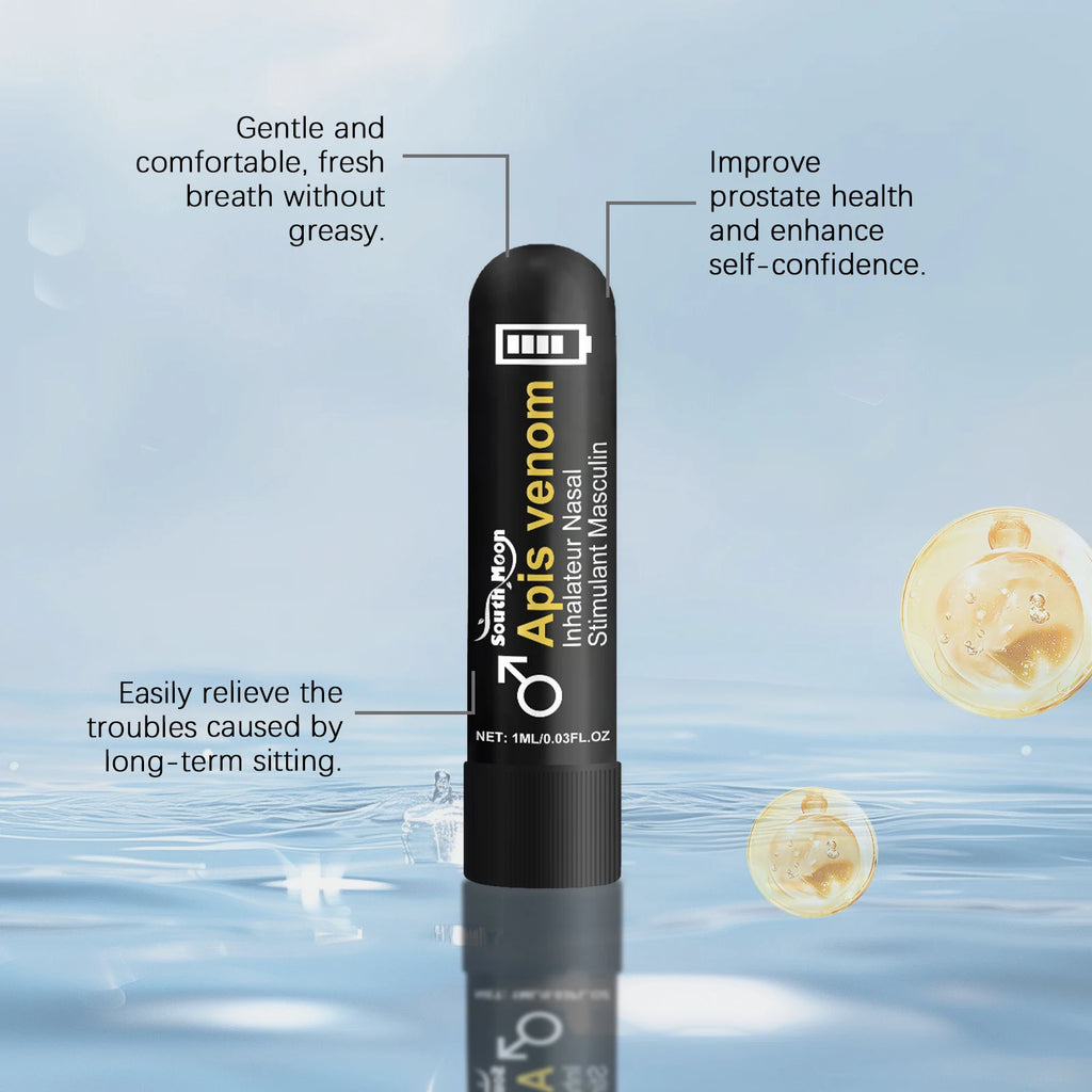 Nasal Sniffing Stick | Refreshing Herbal Inhaler & Lip Care Formula Lip Care Tidesmit