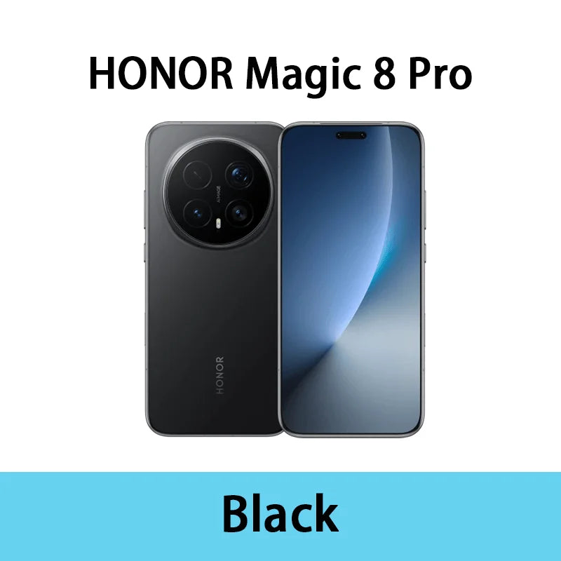 Honor Magic 8 Pro 5g Smartphone Global Version Snapdragon 8 Elite Gen 5 200Mp Ultra Night Telephoto Ois 6270Mah 100W Supercharge 80W Wireless 6.71"Oled Nfc