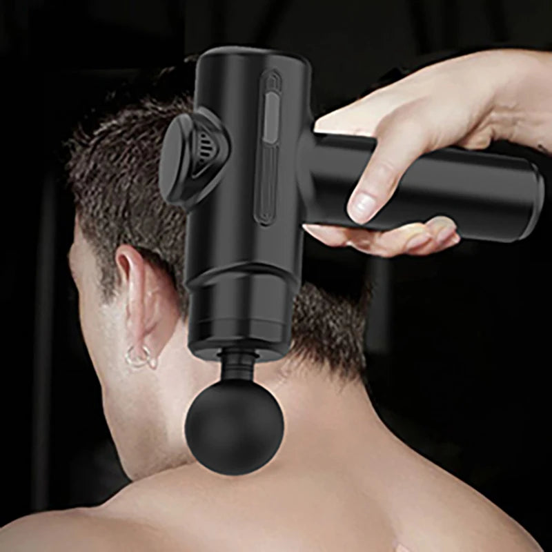 Deep Tissue Massage Gun - 8 Head Rechargeable Muscle Relief Device Back Massage Instrument Tidesmit