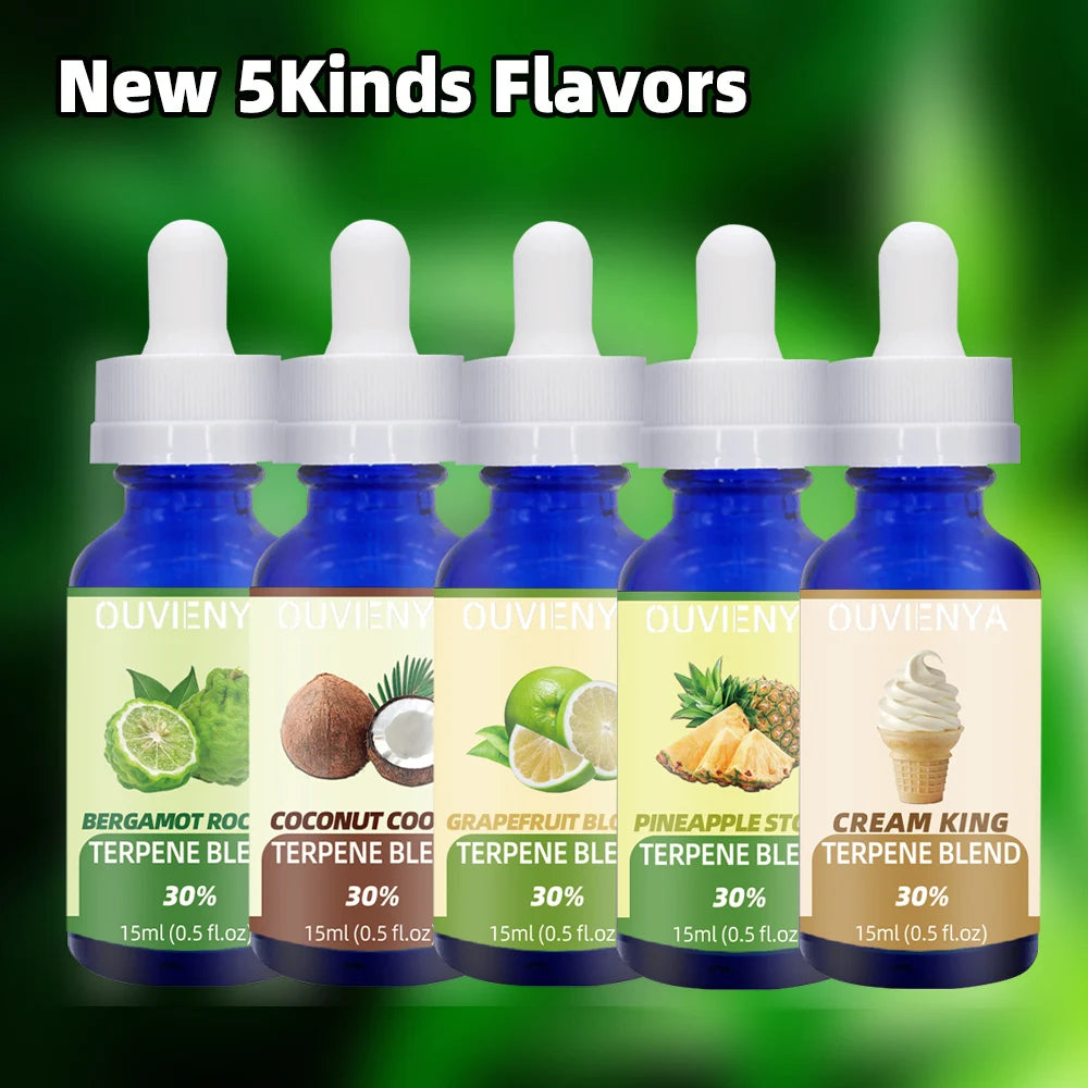 OUVIENYA New Terpenes blends liquidizer with fruits flavor essence oil as diluent for all plants extracts makes oil wax smoother