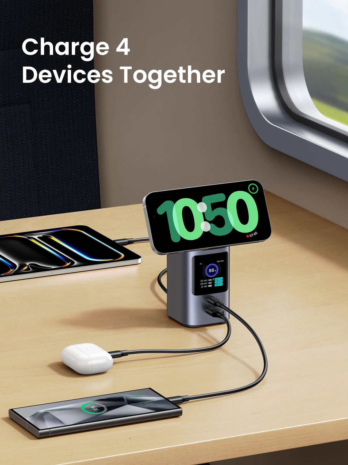 145W Fast Charging Power Bank 20000mAh Magnetic Wireless Battery Tidesmit