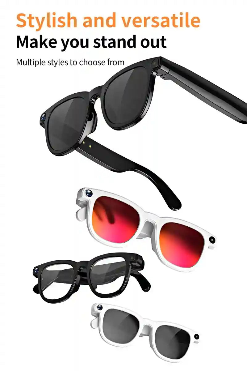 AI Smart Glasses with Real-Time Translation & 4K Camera | Tidesmit Tidesmit