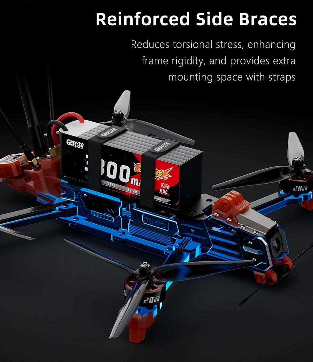 GEPRC MOZ7 V2 Long Range FPV Drone with TAKER H743 50A and O4 Air Unit Tidesmit