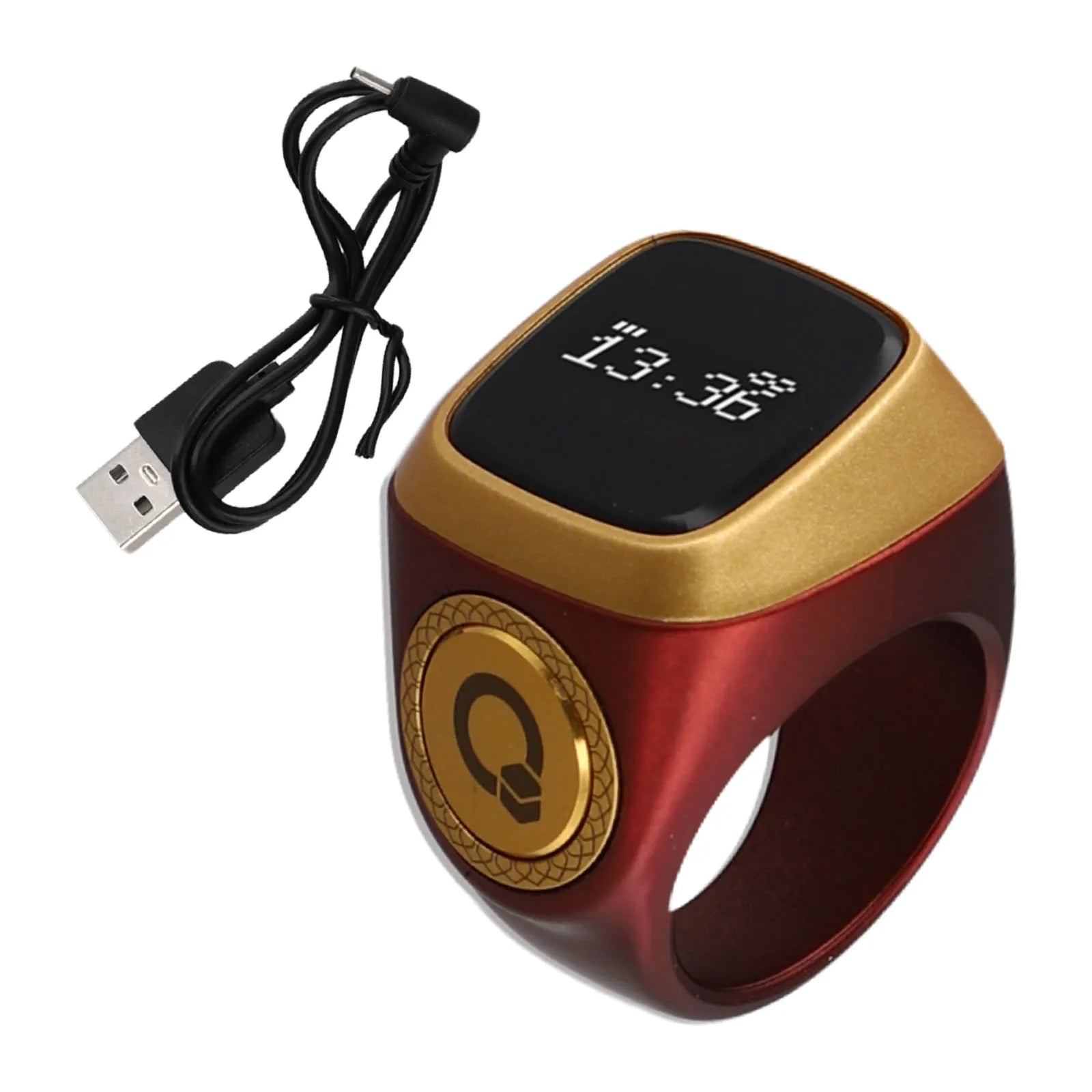 Smart Zikr Ring Counter Waterproof Health Monitor by Tidesmit Tidesmit