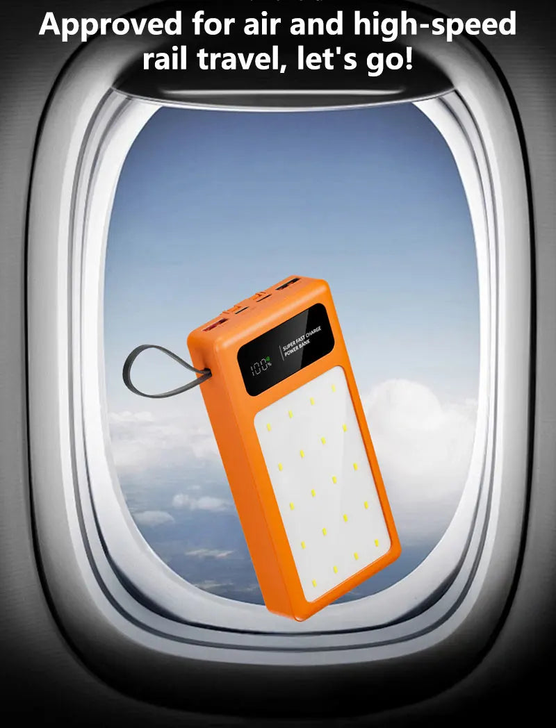 High Capacity Portable Power Bank - Fast Charging USB-C Travel Battery Tidesmit
