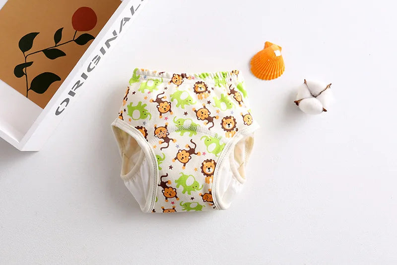 New Baby Wing Diaper Cotton Baby Waterproof Reusable Training Pants Infant Shorts Nappies Panties Nappy Changing Underwear Cloth