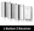 K33 Wireless Doorbell Waterproof Self-powered Button Smart Door Bell Sets Home Welcome Outdoor House Chimes  Receiver