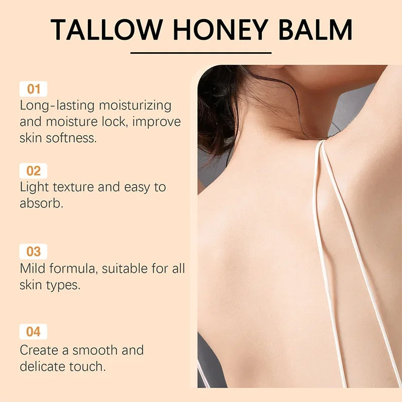 1/3/5pcs Beef Tallow Honey Cream Brand Facial Care Moisturizing Smooth Skin Light Non-greasy Cream Gentle Hydrating Moisturizer
