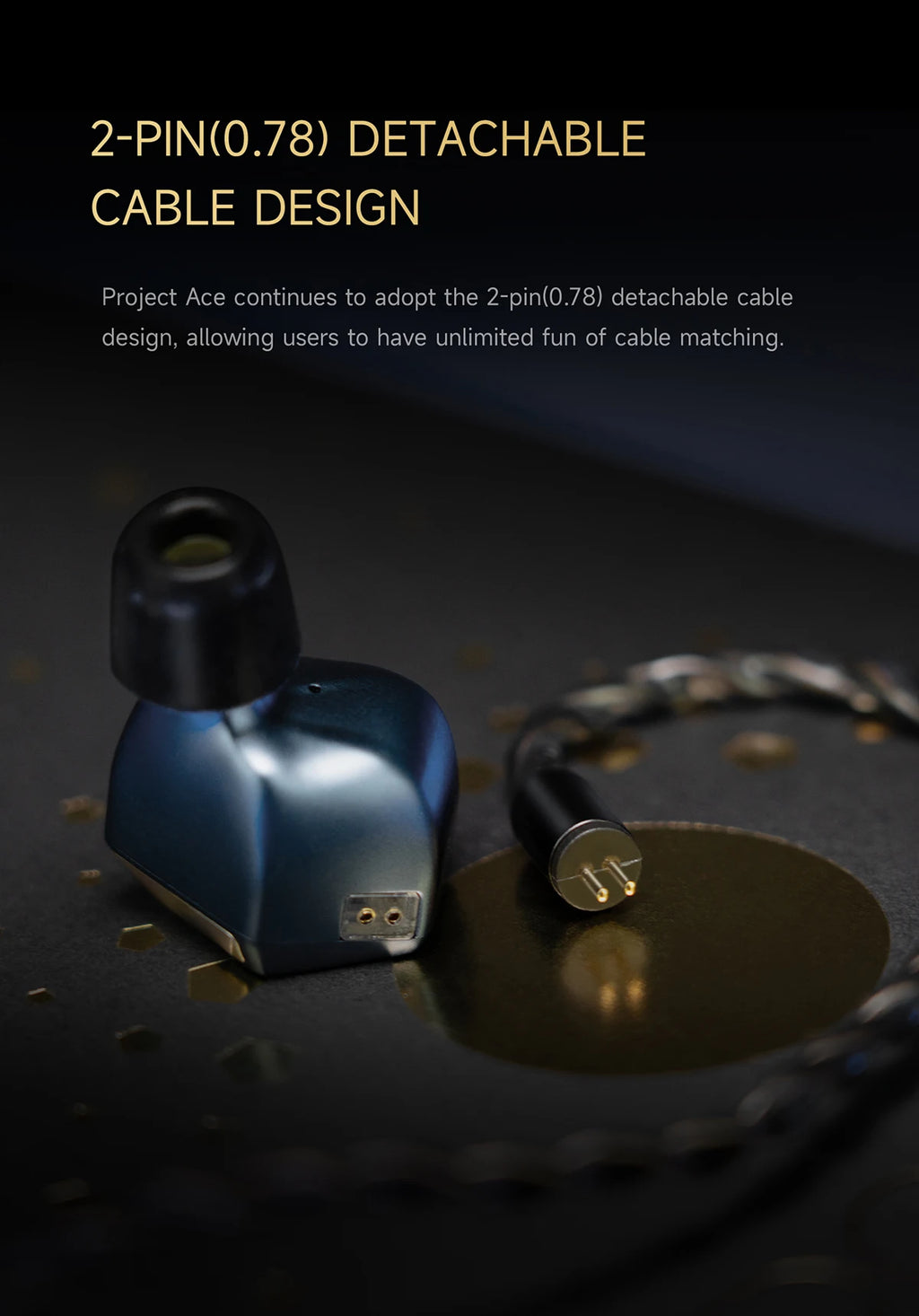 HiBy Project Ace IEMs | Beryllium-Plated Dynamic Driver HiFi Earbuds Tidesmit