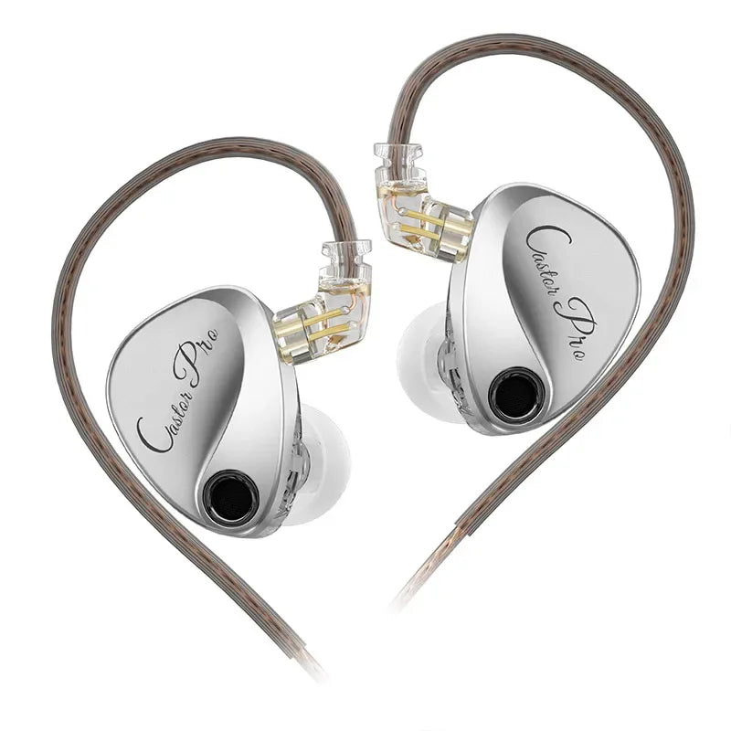 KZ Castor Tunable Bass HiFi Wired Earphones by Tidesmit Harman NO MIC Tidesmit