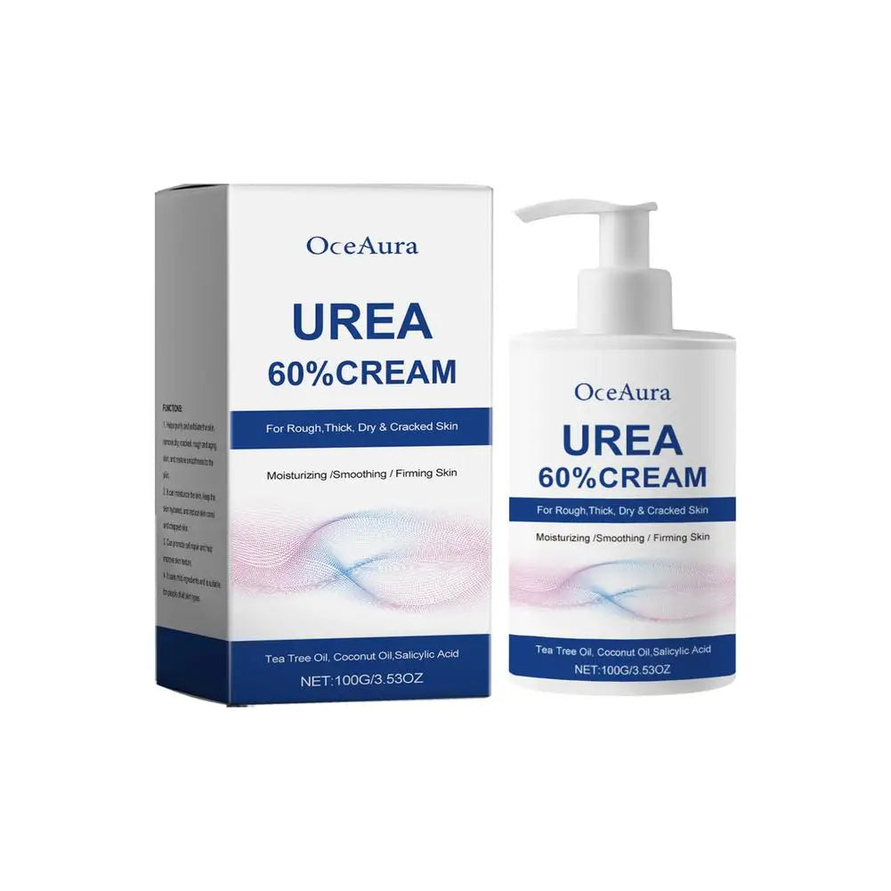 Urea 60% Cream for Cracked Heels - Professional Deep Foot Repair Scrubs Treatments 1pcs Tidesmit