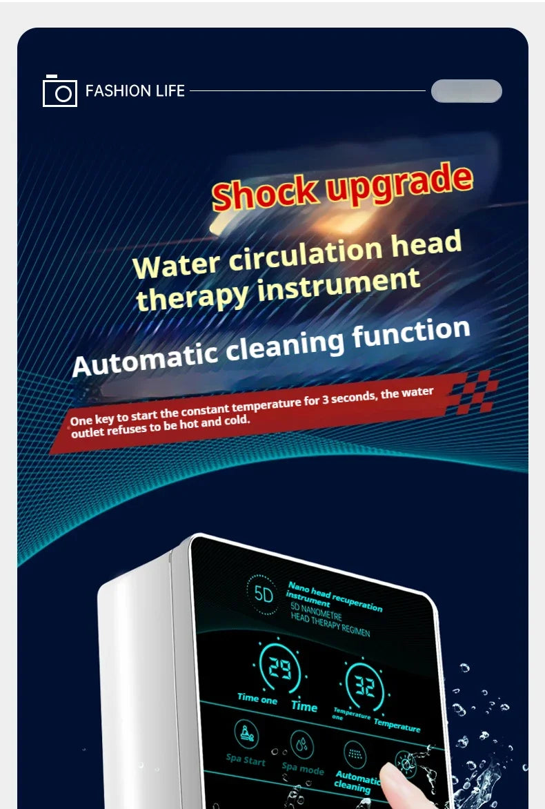 Electric Shampoo Massage Bed | Professional Head Therapy Spa Unit Massage Chairs Tidesmit