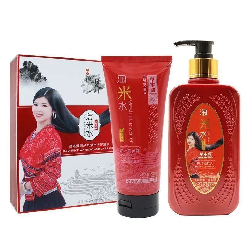 Rice Water Shampoo - Scalp Soothing & Flake Defense, Smoothing Volume Boost, Revival Therapy Elixir