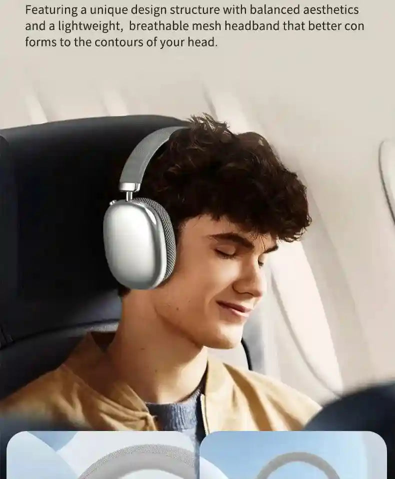 Tidesmit Wireless Over-Ear Headphones with Active Noise Cancellation Tidesmit