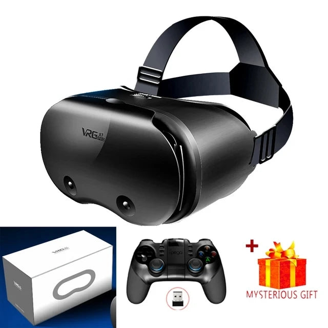 VR Headset for Smartphones: Immersive 3D Glasses for Spatial Experiences With Remote C Tidesmit