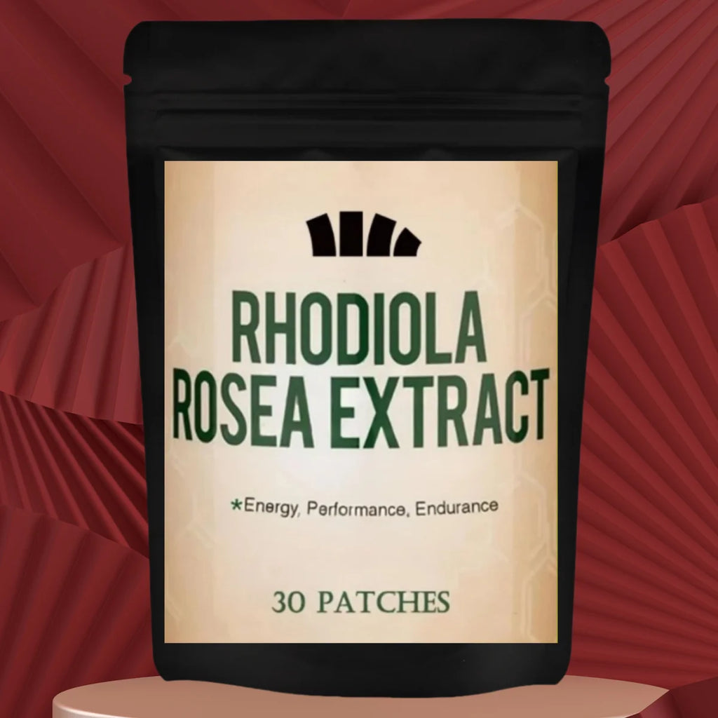 30 Patches Rhodiola Rosea Transdermal Patches With Ashwagandha Support Healthy Energy Levels And Stamina