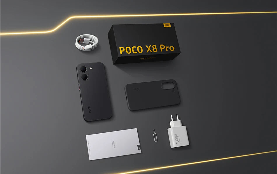 POCO X8 Pro Global Version Smartphone Dimensity 8500-Ultra 6500mAh battery 6.59" 1.5K 120Hz AMOLED display 50MP