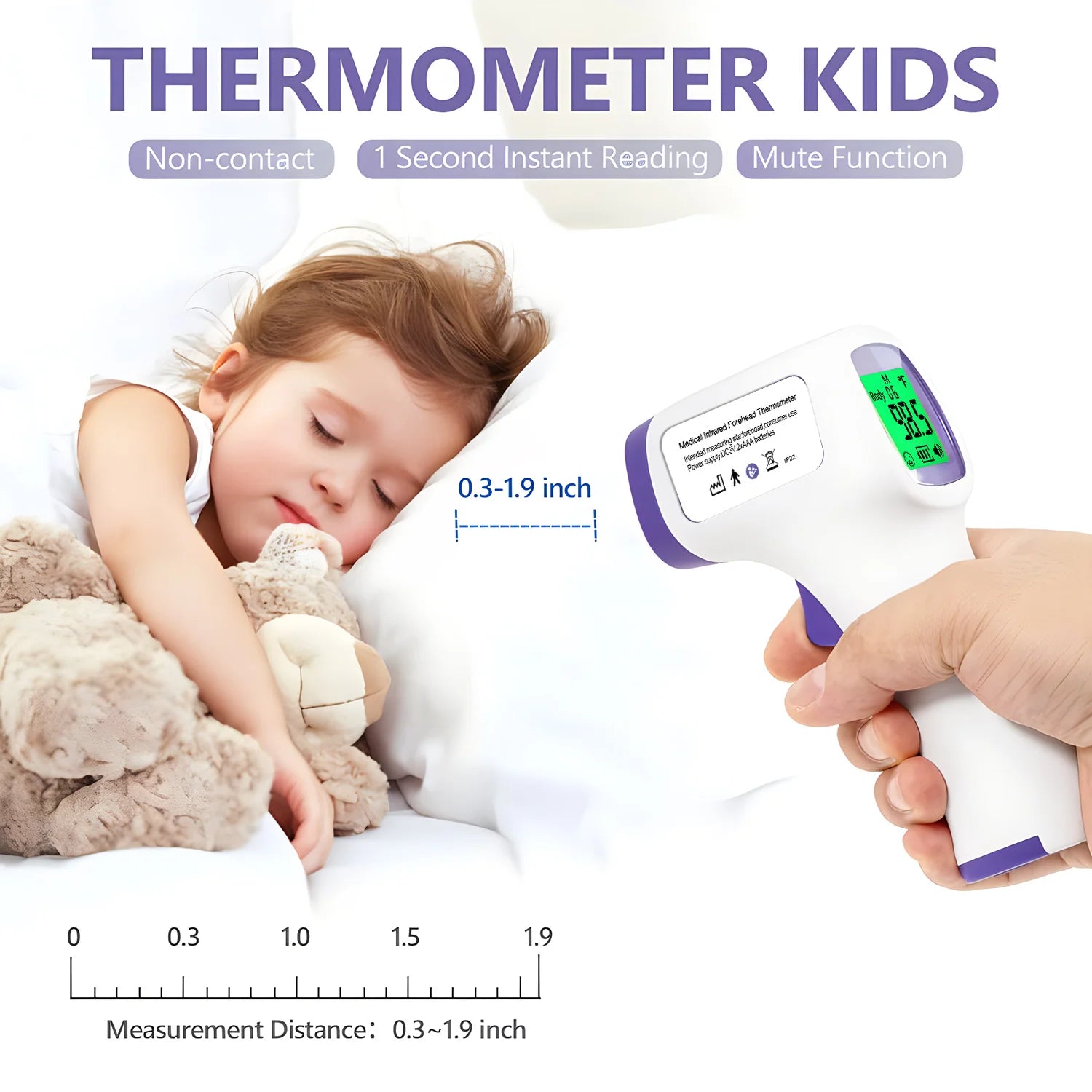 Infrared Thermometer Digital LCD Body Measurement Kids Adult Fever IR Children Non-Contact Termometro
