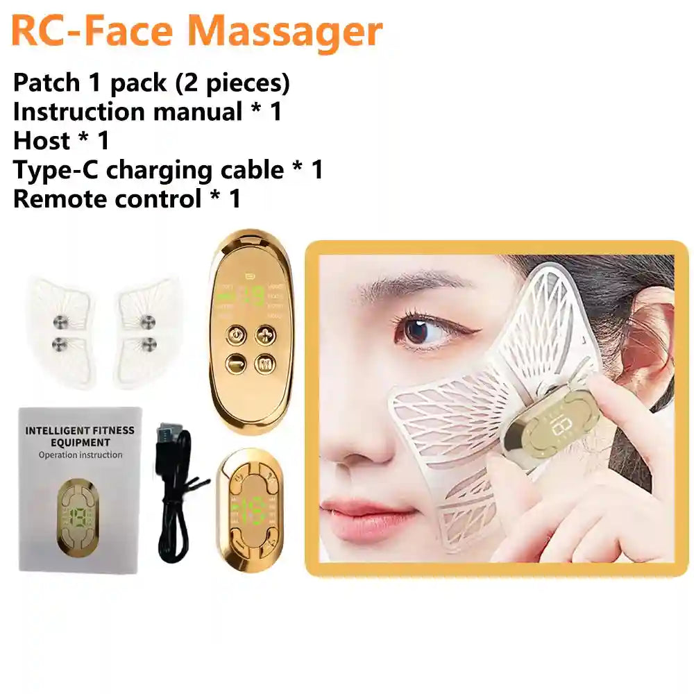 Microcurrent Eye Massager for Fatigue and Dark Circles - Rechargeable Eye Massage Instrument RC-Face Massager Tidesmit