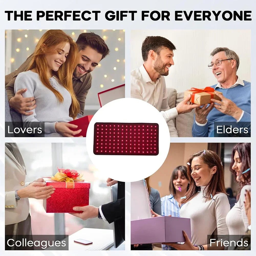Red Light Therapy Belt: 120 LED Portable Wellness Device for Home Use Relaxation Treatment Tidesmit