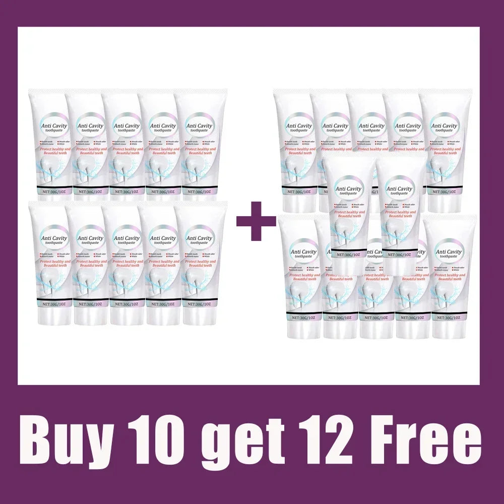 Tidesmit teeth whitening toothpaste for plaque removal, decay repair, and fresh breath.