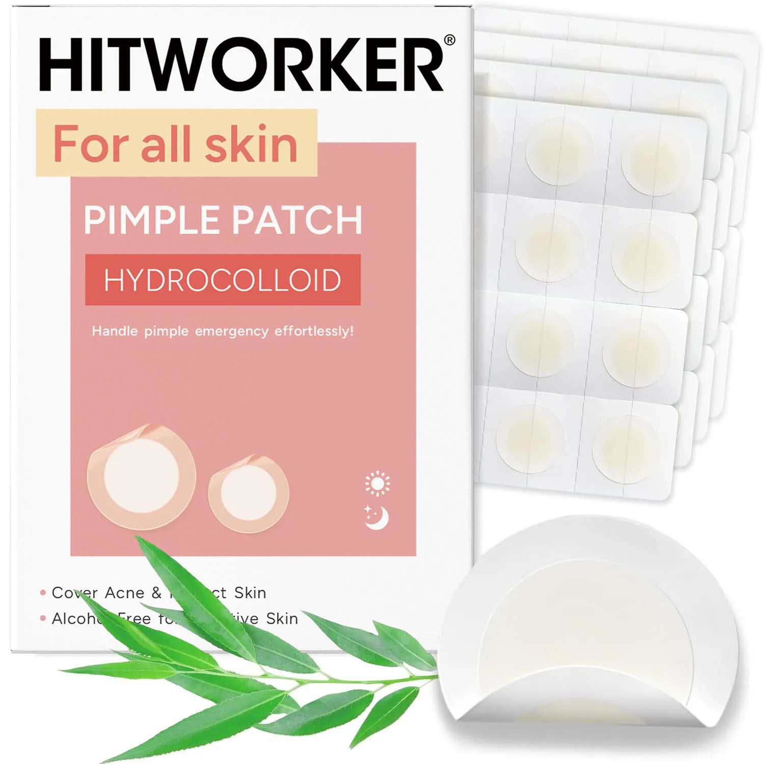 Invisible Waterproof Hydrocolloid Acne Patch for Facial Cleansing Care Essence Tool Accessory Suitable for All Skin Types