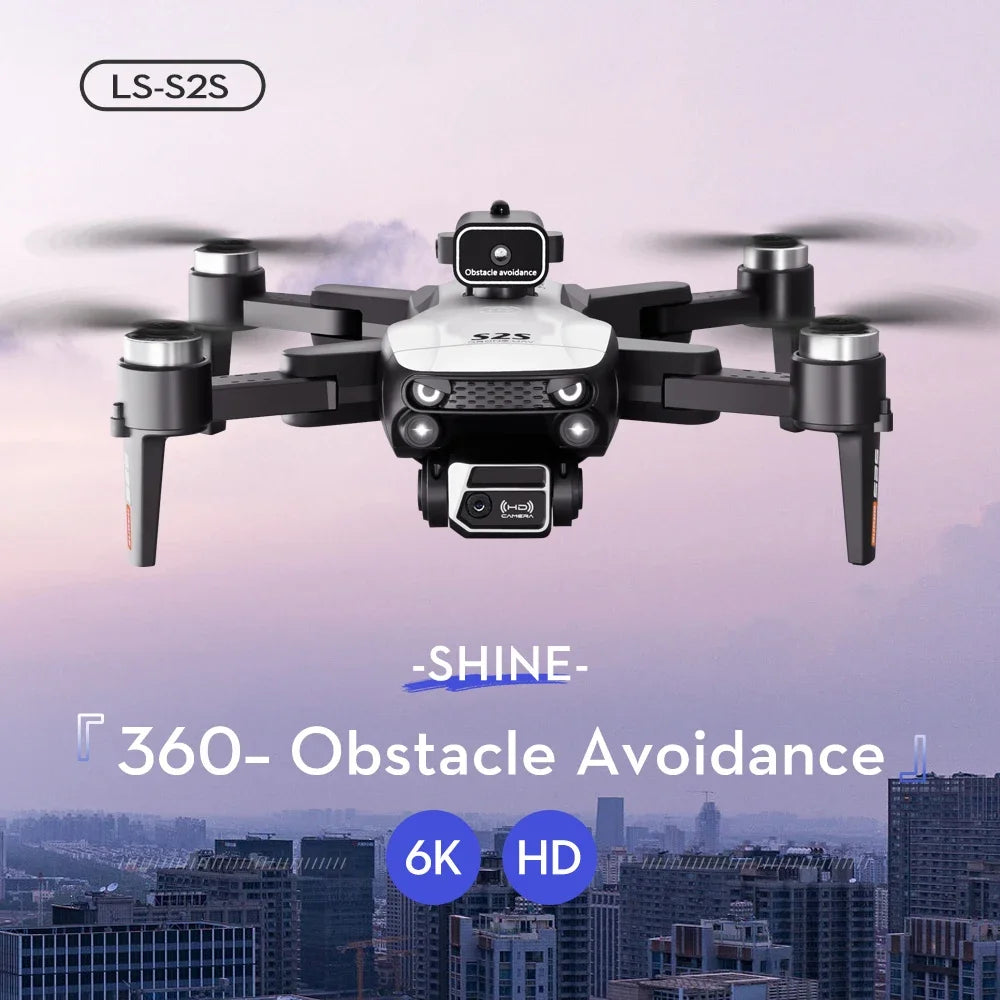 Camera Drone with Obstacle Avoidance - Foldable 8K GPS Quadcopter Tidesmit