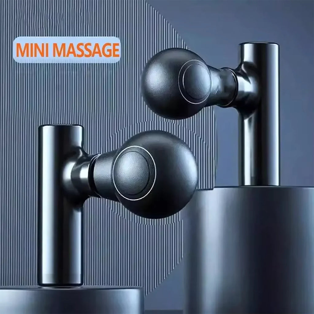 Deep Tissue Massage Gun - Compact Percussive Therapy Tool (Black) Fascia Gun black Tidesmit