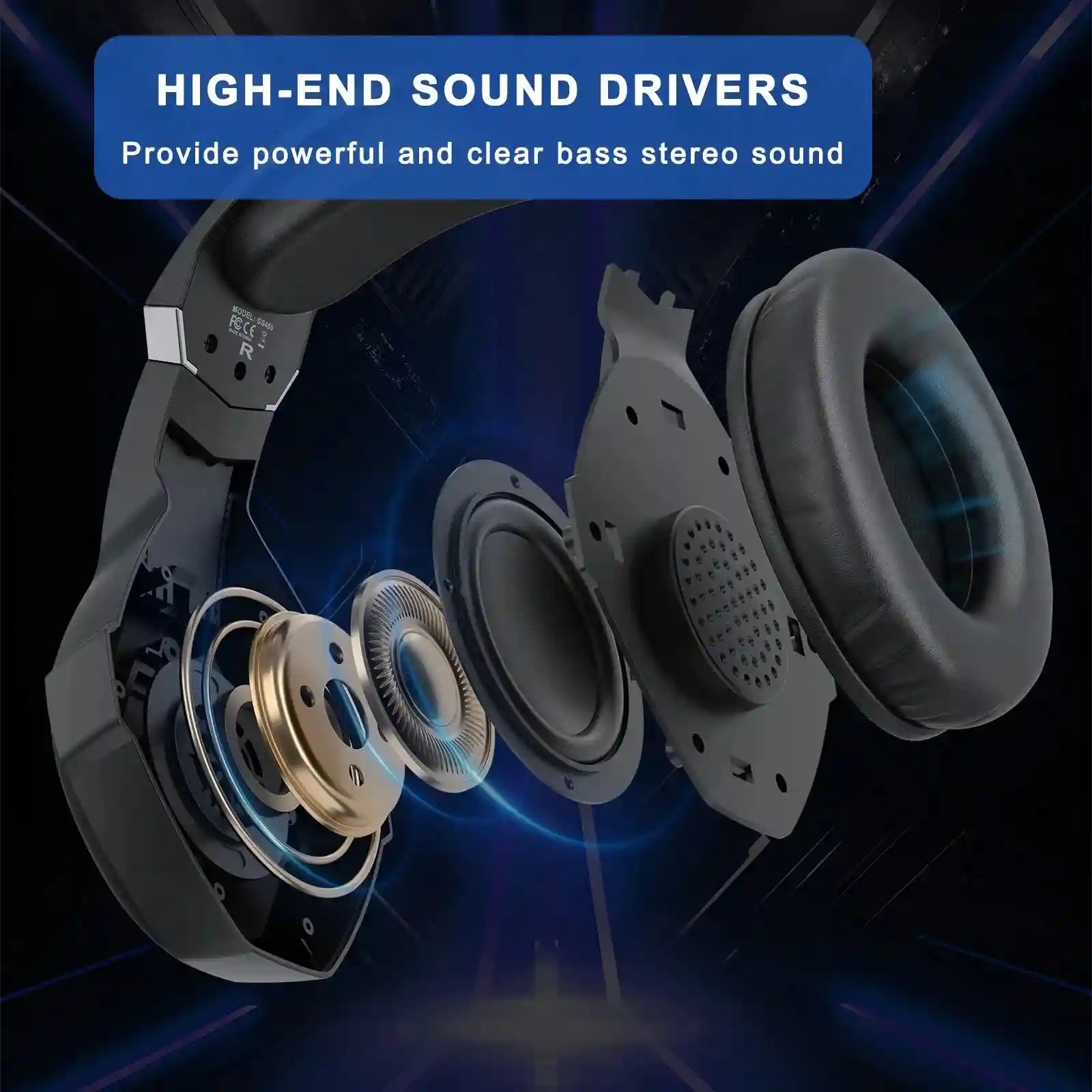 Wired Gaming Headset with 7.1 Surround Sound and Noise Canceling Mic Tidesmit