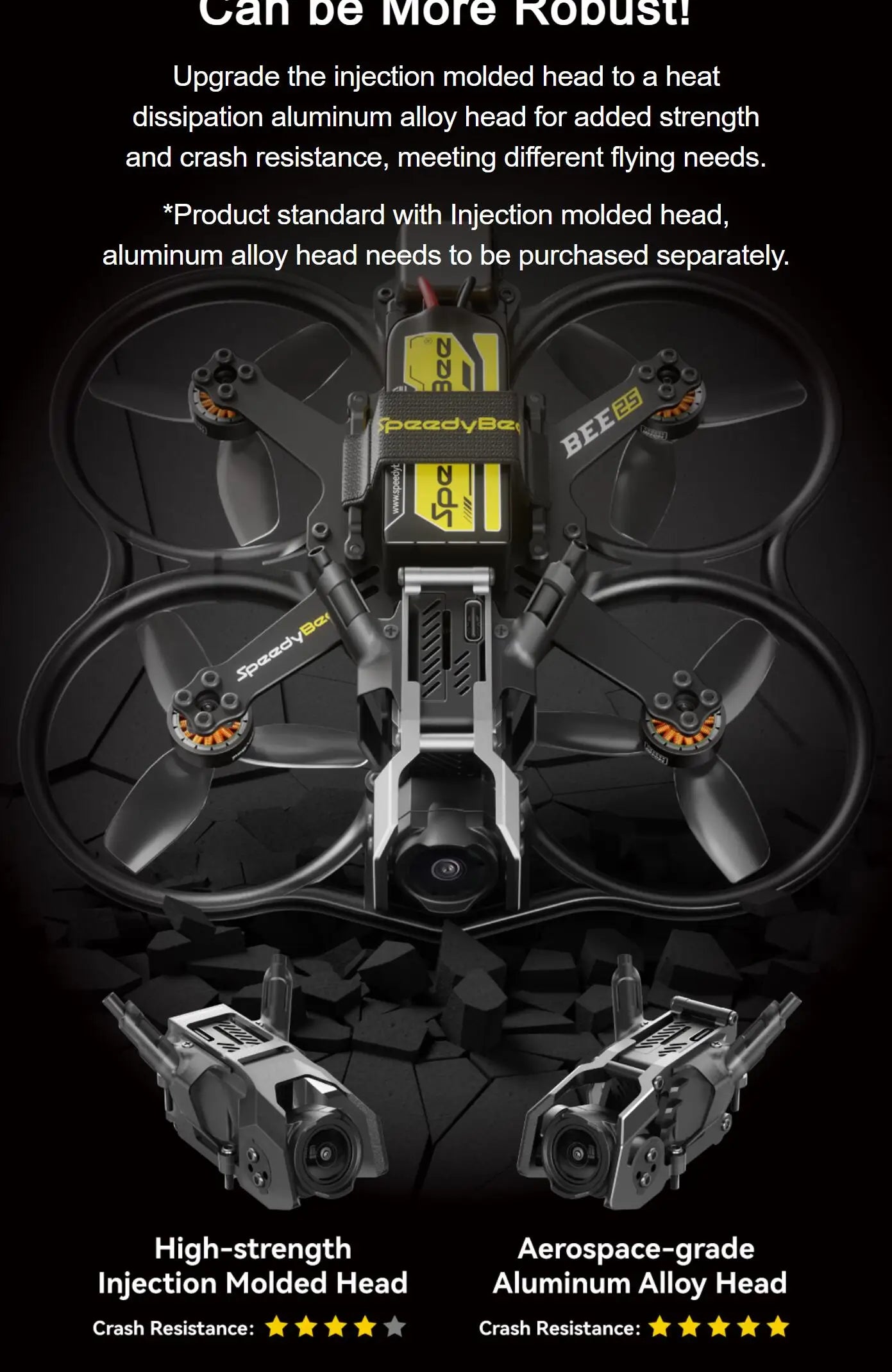 SpeedyBee Bee25 Cinewhoop 2.5 Inch FPV Drone - DJI O3 Air Unit Compatible Tidesmit