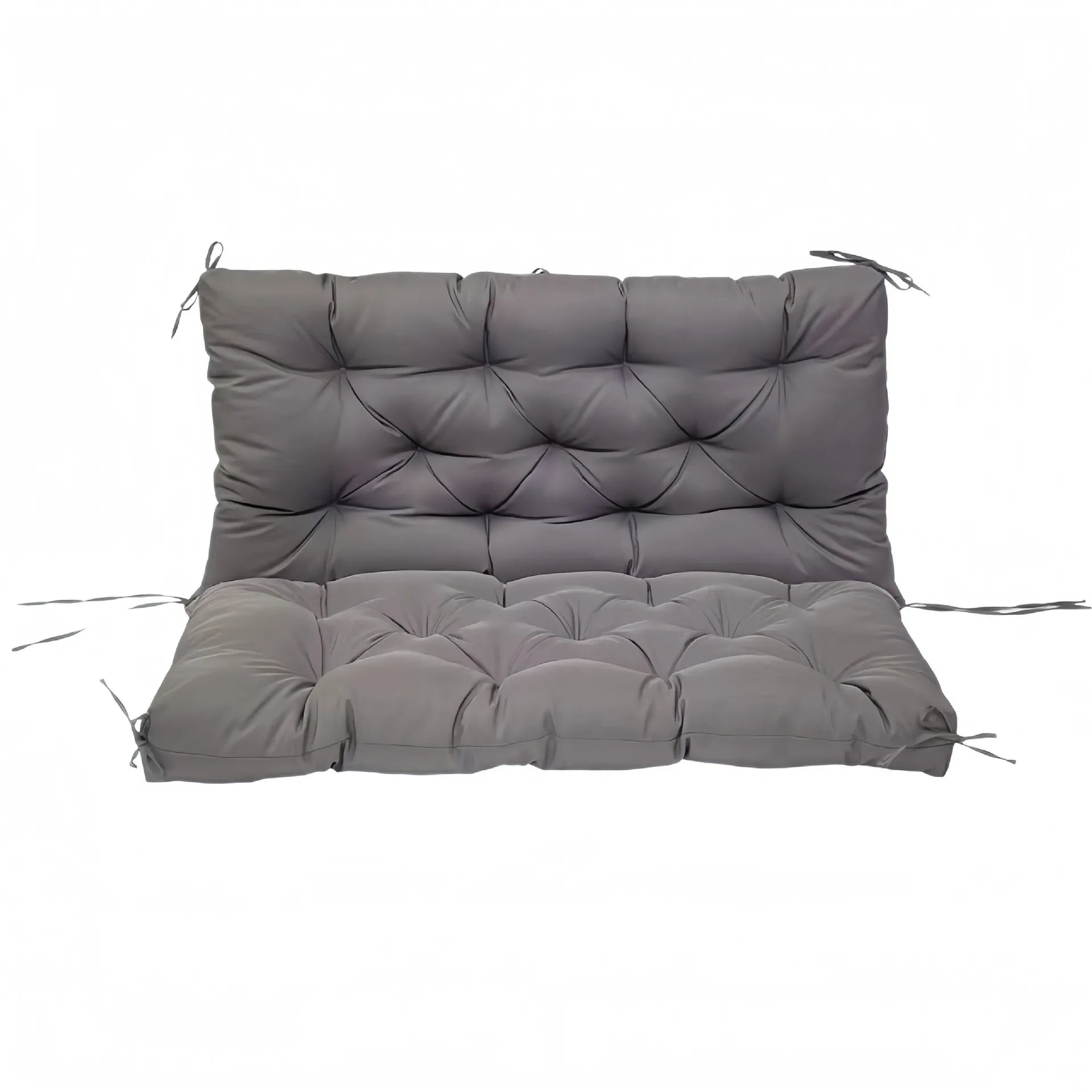 Bench Cushion with Backrest 2 or 3 Seat Swing Replacement Cushions Overstuffed for Garden Patio Furniture Loveseat Swing Outdoor