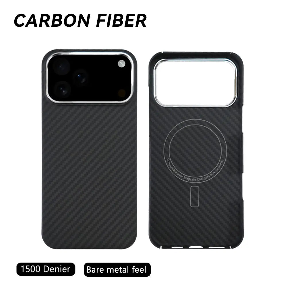 iPhone 17 Pro Max Kevlar Case - Ultra-Thin Aramid Fiber Slim Fit 1500D-Twill weave Tidesmit