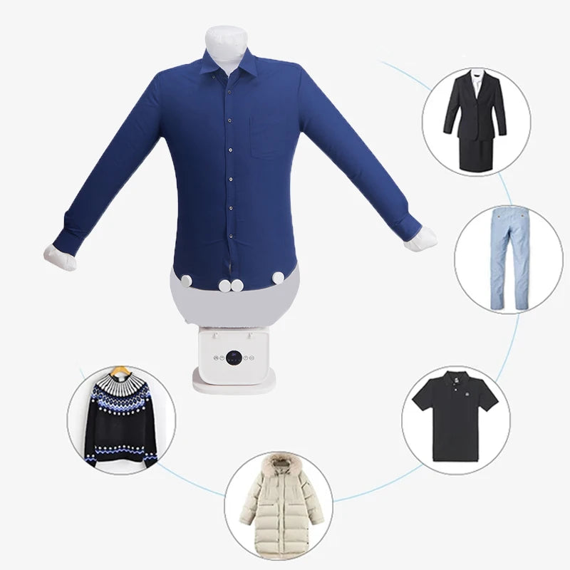 Tidesmit portable mini folding ironing and air drying machine for clothes and shoes in a compact laundry set up