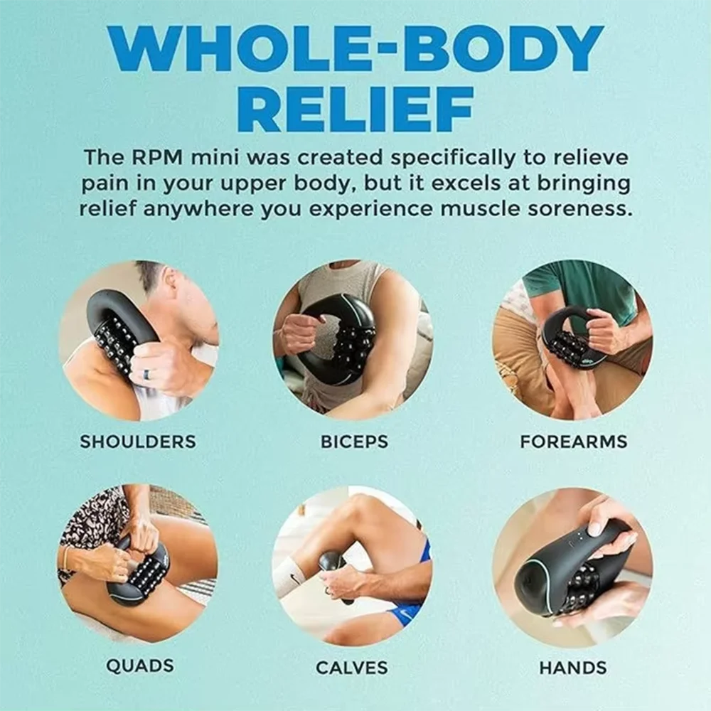 Percussive Massager for Muscle Recovery, 3-Speed Deep Tissue, Black Relaxation Treatment Tidesmit