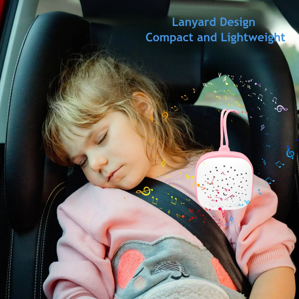 Sound Machine for Baby with Soothing Sounds Touch Warm Light Portable White Noise for Kids Adults for Sleeping Timer