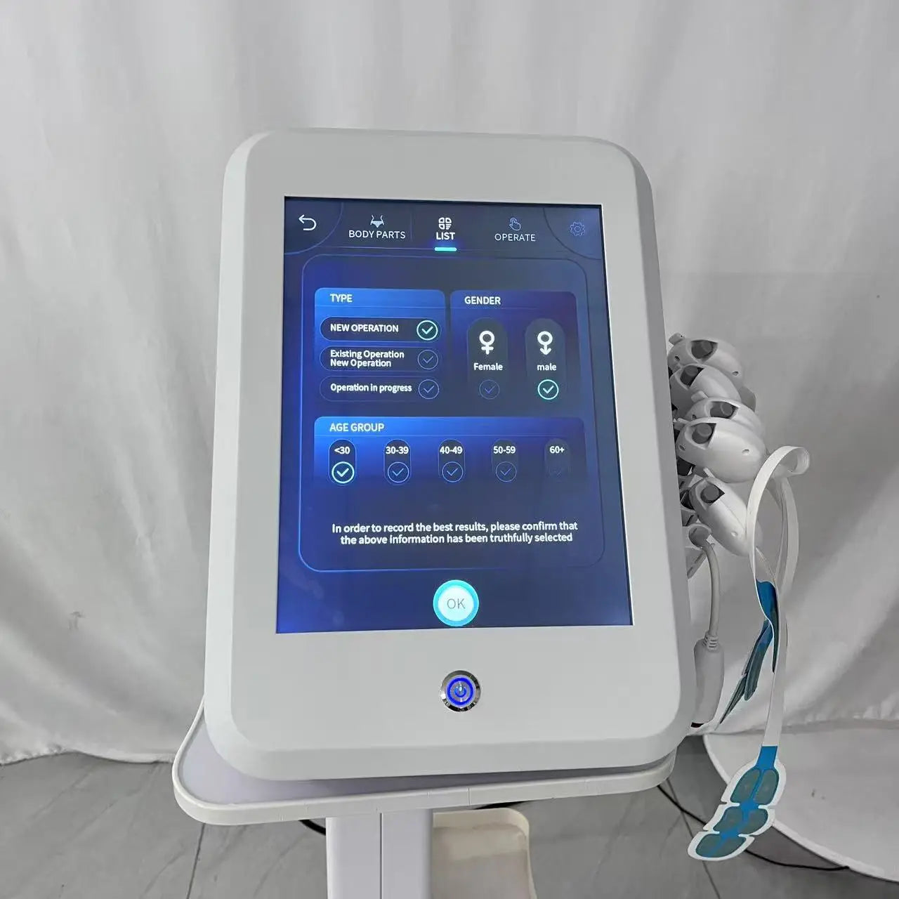 RF Skin Tightening & Face Lift Machine - Pro Sculpting Device Body Shaping Massage Equipment Tidesmit